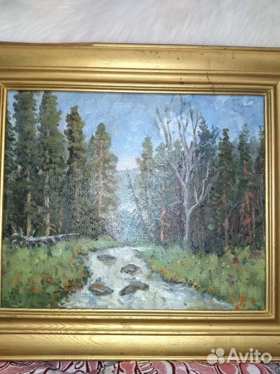 Картина маслом на холсте пейзаж