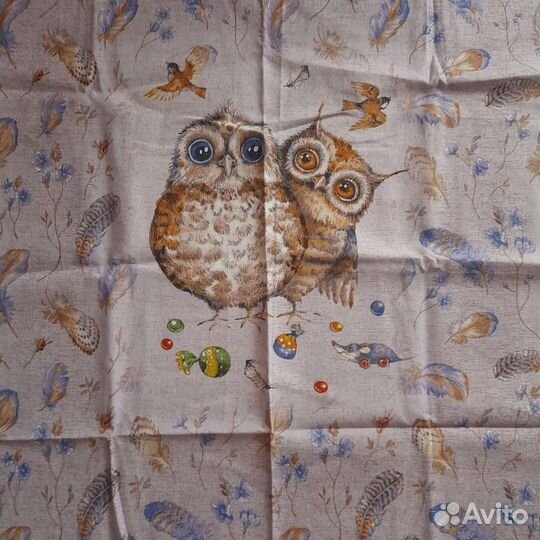 Ткань рогожка, перкаль плоточный головной купон