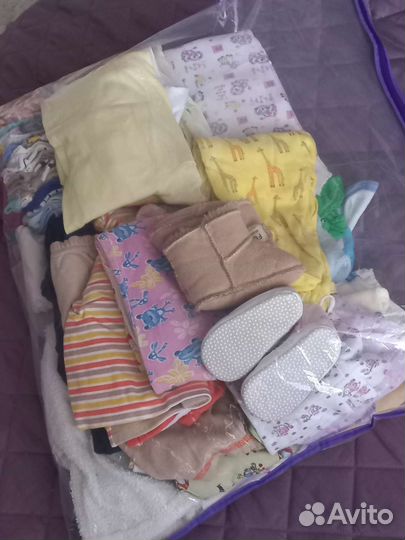 Детские вещи пакетом 0-6