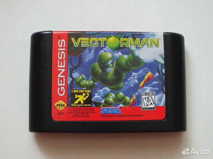 Картридж sega genesis vectorman