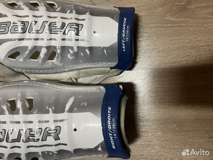 Щитки хоккейные bauer 14