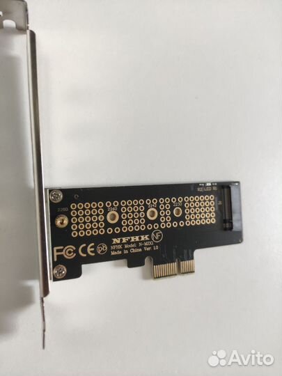Переходник pci-e под диски m2 nvme