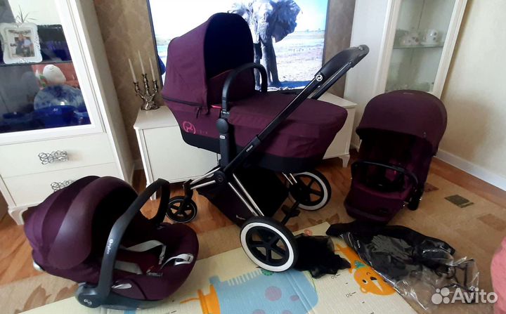 Коляска cybex priam lux 3 в 1