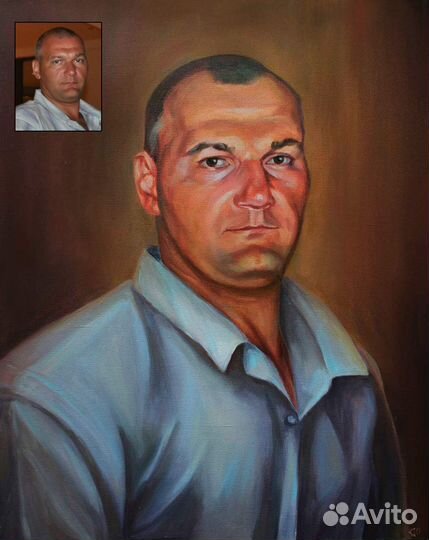 Портрет по фото /масло/ пастель /с нуля