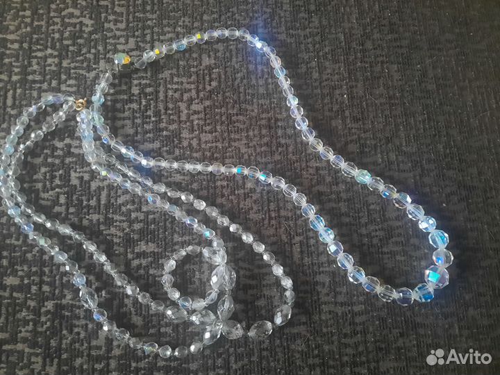 Бусы чешские винтажные