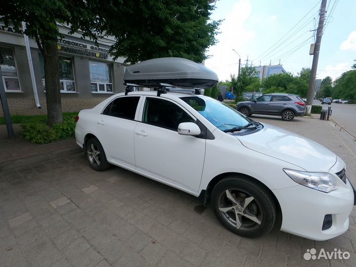 Автобокс Турино-1 410 литров серый на Corolla