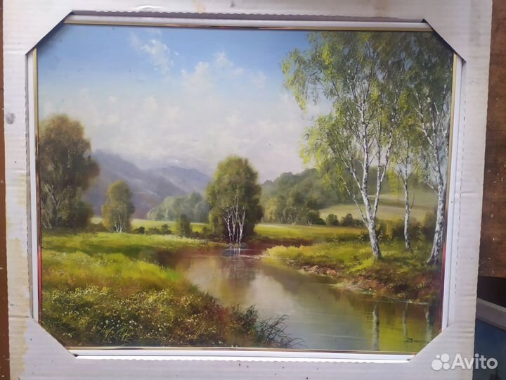 Картина репродукция в раме 45-55