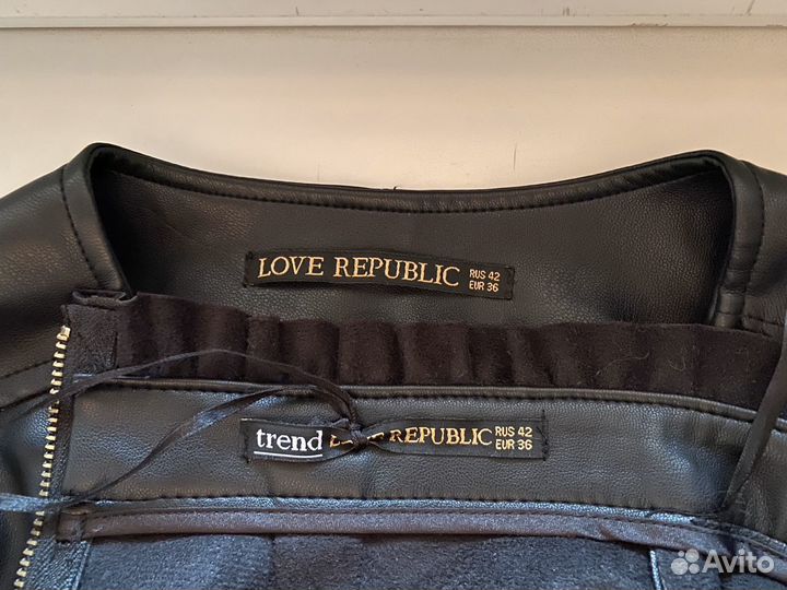 Новый кожаный костюм Love Repabluc 42/44