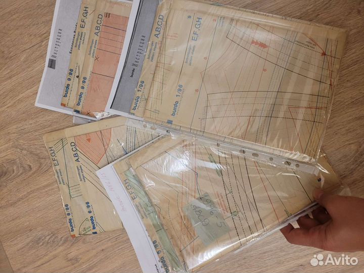 Burda 1996 - 01, 05, 09 выкройки