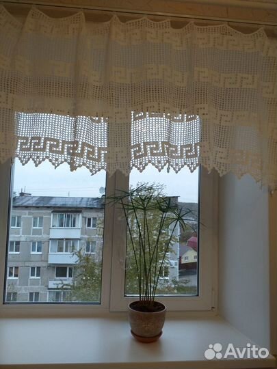 Штора вязаная