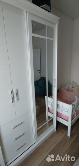 Двери для шкафа купе с зеркалом Маэстро 2 шт