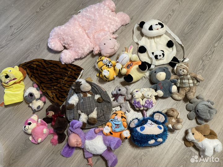 Мягкие игрушки пакетом