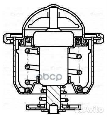 Термостат для а/м Lifan Solano (10) /X50 (15)
