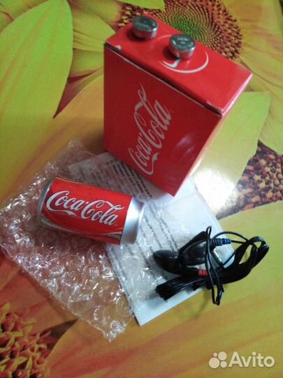 Радио приёмник наушники дизайн банки Coca-Cola