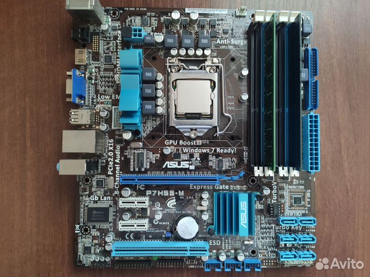 Материнская плата Lga1156