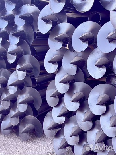 Сваи винтовые Монтаж