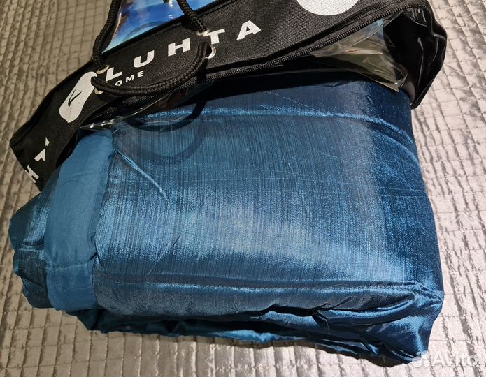 Покрывало Luhta серо металлик + чехлы на подушки