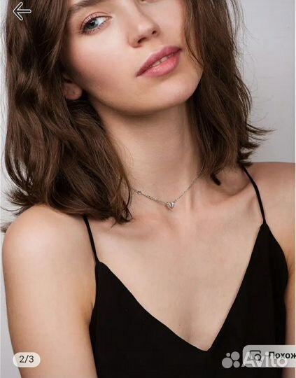 Золотое колье с бриллиантами