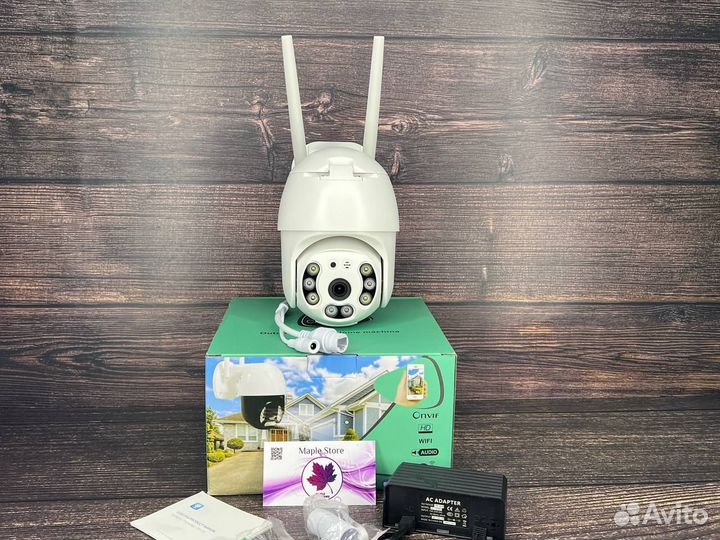 Камера видеонаблюдения уличная WiFi поворотная