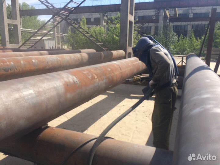 Очистка восстановление стальных труб б/у