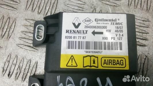 Блок управления airbag dacia logan 1 (6AR04OQ01)