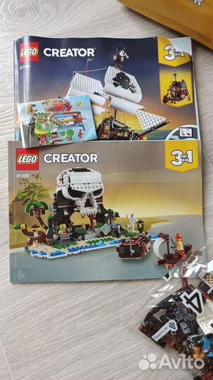 Lego Creator 31109 Пиратский корабль 3 в 1