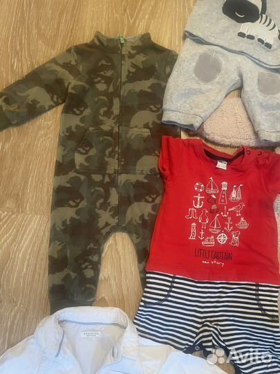 Вещи пакетом на мальчика 68-80