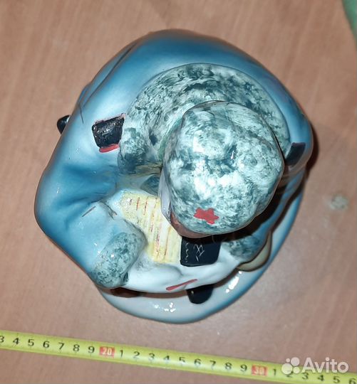 Статуэтка Василий Теркин, фарфор, высота 26 см