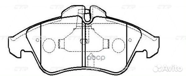 Колодки тормозные mercedes sprinter (901-904) 9