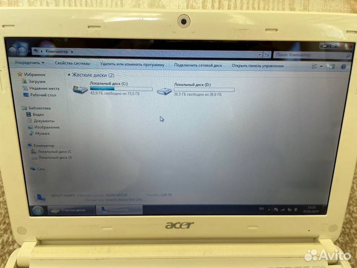 Ноутбук Acer Aspire One (мини)