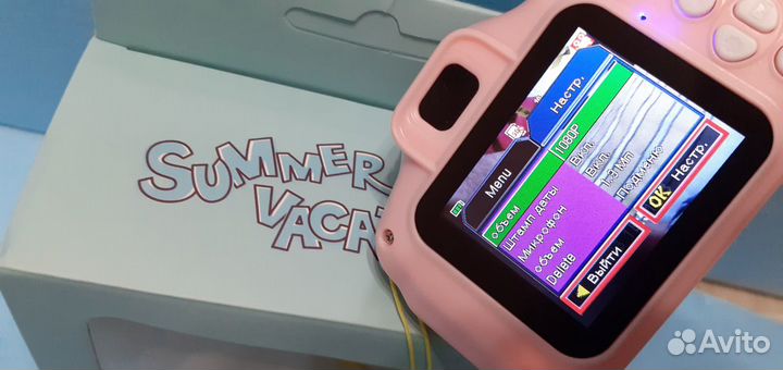 Фотоаппарат детский Cartoon X2 русский язык, игры