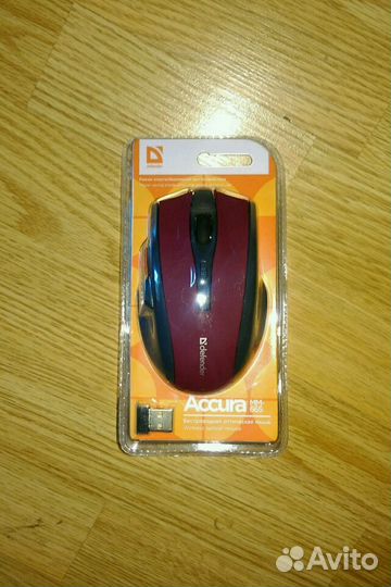 Беспроводная мышь Defender Accura MM - 665 бордо