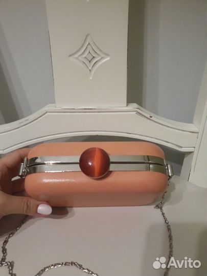 Клатч кожаный