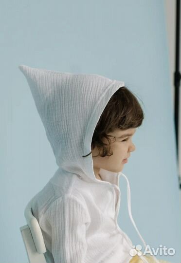 Туника пляжная детская из муслина