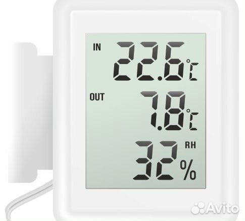 Термометр электронный для окон/термогигрометр SKF