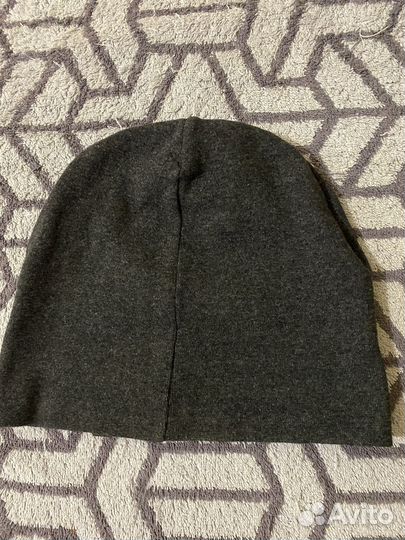 Мужская шапка серая