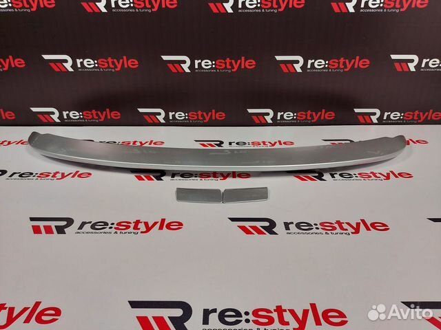 Спойлер Toyota Vitz 130 2010-2020 Серебро