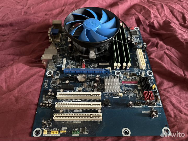 Комплект: Материнка, Проц i870, Оперативная память