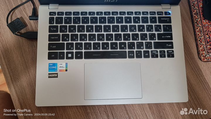 Ноутбук msi modern 14