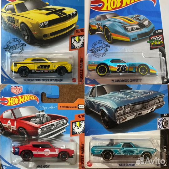 Hot wheels машинки (часть 4)