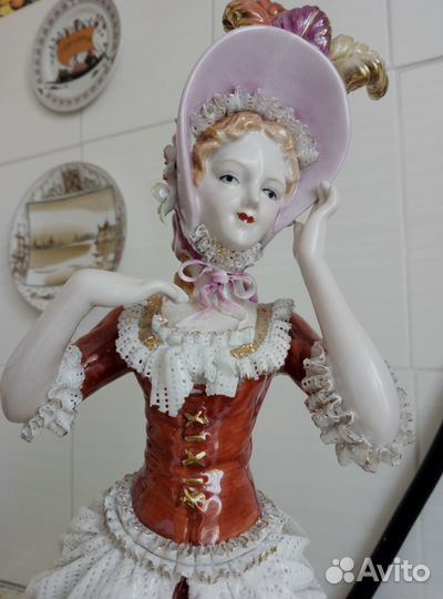 Большие фарфор. статуэтки Мейсен 30-е гг Германия