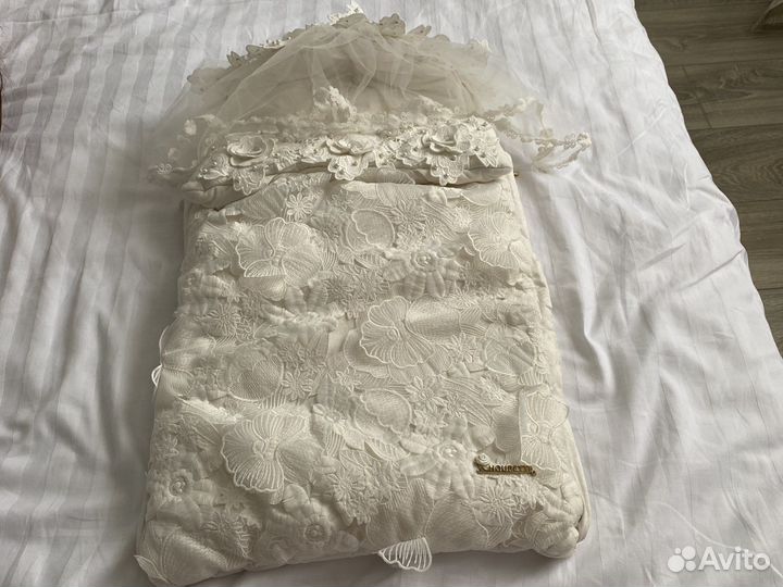 Конверт на выписку для девочки весна осень