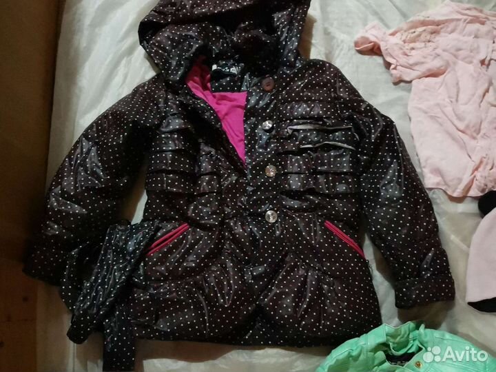 Вещи пакетом на девочку 122 р
