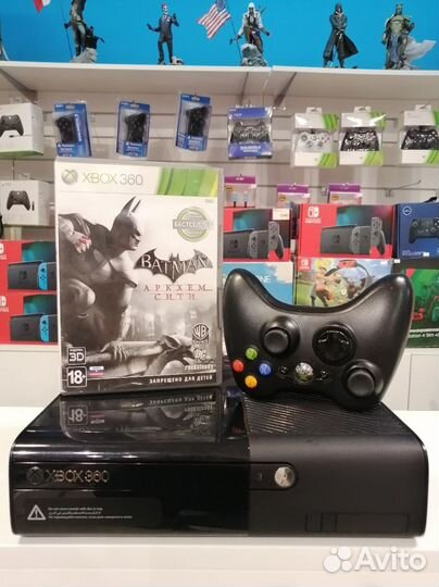 Xbox 360 + Batman Aркхем Сити (гарантия)