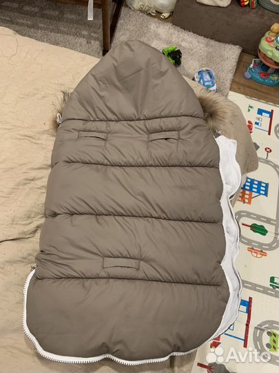 Конверт на выписку зимний, конверт в коляску