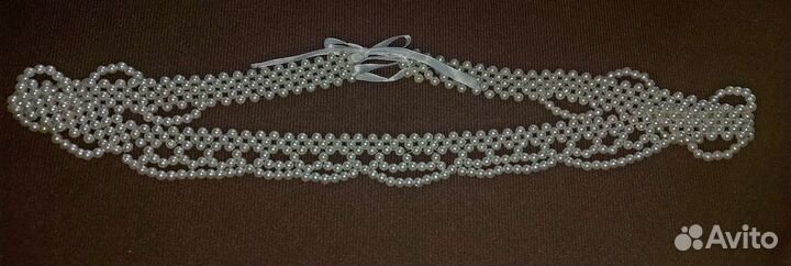 Пояс из бисера, бусин