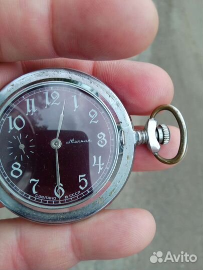 Карманные часы молния СССР, чинить, запчасти