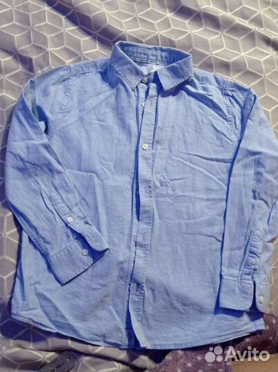 Рубашка зара Zara р. 128 (8 лет)