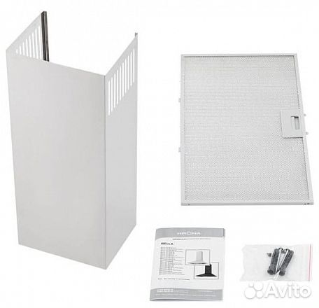 Вытяжка Krona bella 500 white push-button