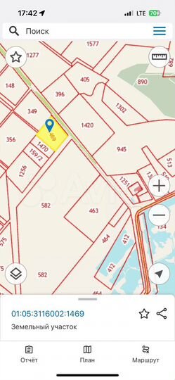 Участок 2,87 га (СНТ, ДНП)